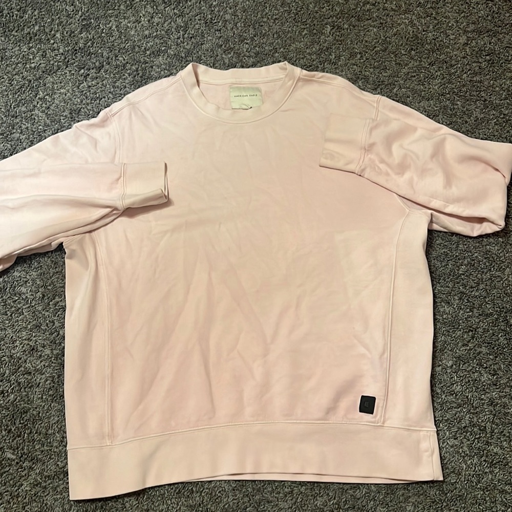 Light Pink oversized AE crewneck
